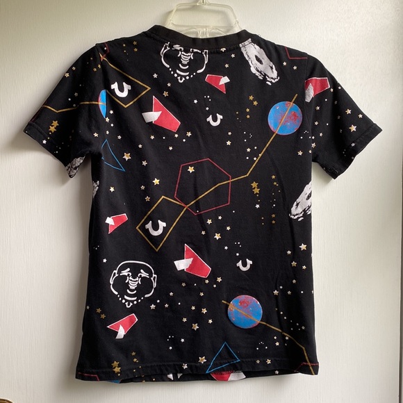 True Religion Galaxy Tee T Shirt Unisex Women size Small Girl’s size Large 14 - Picture 6 of 9